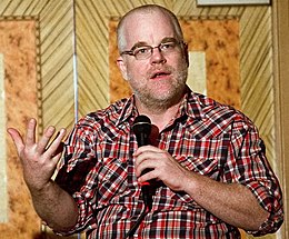A photograph of Philip Seymour Hoffman in 2010