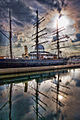 Image 21The RRS Discovery was the last traditional wooden three-masted ship to be built in Britain. Designed for Antarctic research, she was launched as a Royal Research Ship (RRS) in 1901. Her first mission was the British National Antarctic Expedition, carrying Robert Falcon Scott and Ernest Shackleton on their first, successful journey to the Antarctic, known as the Discovery Expedition. She is now the centrepiece of a visitor attraction in her home, Dundee.