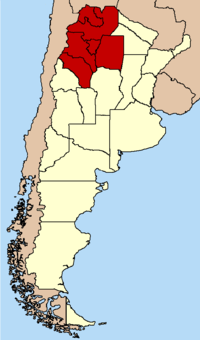 τοποθεσιά της περιοχής στην Αργεντινή