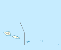 Lagekarte von Samoa