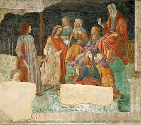 Iuvenis qui artibus liberalibus commendatur, quem Alexander Botticelli anno fere 1484 pinxit, nunc in Museo Luparensi, Lutetiae