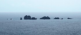 Les Sete Pedras vues depuis Ribeira Peixe.