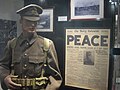 Part of the First World War Exhibit, Sidney Museum