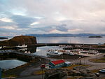 Haven van Stykkishólmur met Stykkið, foto 2006