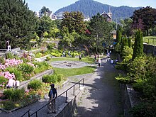 Sunken Gardens near the courthouse Sunken Gardens in Prince Rupert, British Columbia.jpg