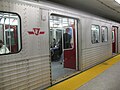 Candidate #3: My photo of a T1 in St. George station with the TTC logo visable.