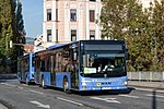 MAN Lion's City-busståg från München i trafikförsök i Graz, 2018