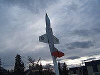 Літак-пам'ятник Canadair CF-104 Starfighter («Widowmaker» — «Вдовороб») (2007)