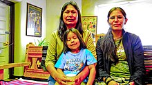 Three generations: an older woman, her daughter, and her granddaughter. Three Generations of Navajos.jpg