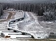 Die Trans-Alaska-Pipeline an der Denali-Verwerfung