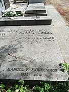Tombe familiale de Francisco García Lorca et de Laura de los Ríos Giner