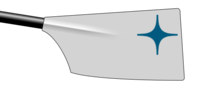 Image showing the rowing club's blade colours