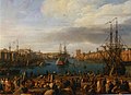 Marseillen satamassa, 1754