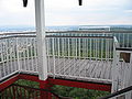 The top platform of the observation tower on Hradová