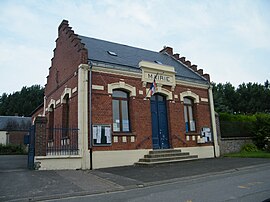 The town hall in Wiencourt-l'Équipée