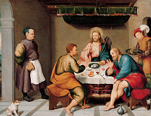 『エマオの晩餐』1538年 キンベル美術館所蔵