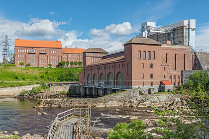 Usina hidrelétrica de Älvkarleby, Suécia. (definição 5 938 × 3 964)