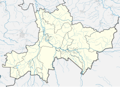 Mapa lokalizacyjna powiatu żagańskiego