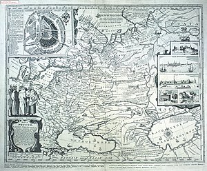 Карта России Г. Герритса. 1614 г.