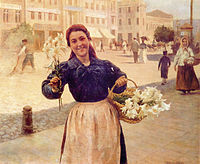 Київська квіткарка, (1897), полотно, олія, приватна колекція
