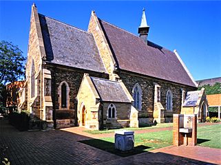 Die St. Peter-Metodistekerk, Pietermaritzburg, opgerig in 1864.