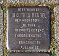 Stolperstein für Dorothea Mendel (Franzstraße 64)