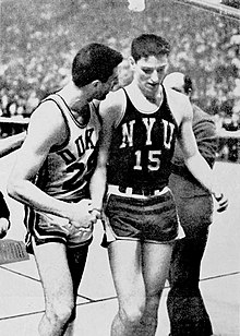 1963 Нью-Йоркский университет против Герцога, Арт Хейман и Барри Крамер.jpg
