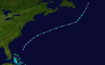 1974 Atlantic subtropical storm 2 track.png