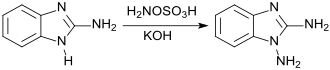 Reaktion zu 1,2-Diaminobenzimidazol