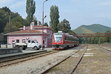 Железничка станица у Звечану