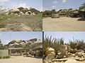 The rock formation at Ayo on the island of Aruba