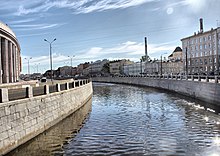 Filming took place near the Obvodny Canal in Saint Petersburg in a run-down industrial district to imitate the setting for Berlin. Admiralteysky District, St Petersburg, Russia - panoramio (288).jpg