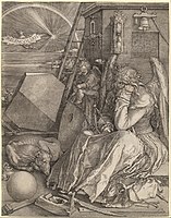 Melencolía, grabado, 1514