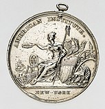 Medalla de premio do American Institute. A/. (Ca. 1838).[24]