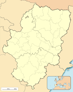 Mapa lokalizacyjna Aragonii