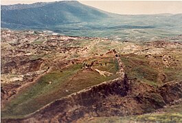 Presupusul loc de acostare al Arcei lui Noe lângă Doğubeyazıt, Turcia, la 27 km sud de muntele Ararat