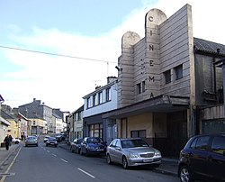Rathkeale main street, with former Central Cinema
