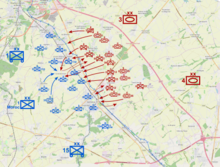 Map of the battle, 15 May 1940 Battle of Gembloux (15 May 1940).png