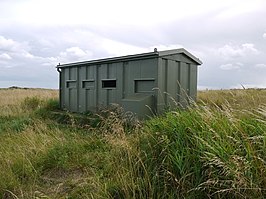 Bird hide at nature reserve