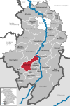 Lage der Gemeinde Blaichach im Landkreis Oberallgäu