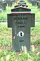 Tomba di Carlo Borsani nel Campo X del Cimitero Maggiore di Milano