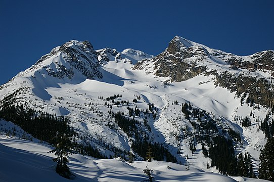 Cayoosh Mountain in winter