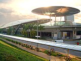 Expo MRT Station, Expo MRT -metroasema, Singapore.