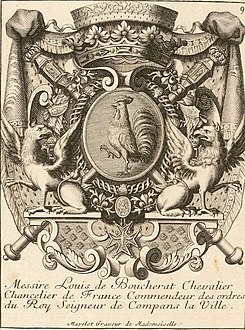 Armoiries de Louis Boucherat, chancelier de France