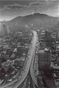 The Cheonggye expressway in Seoul, now the Cheonggyecheon (May 20, 1972)