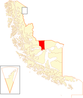 Kaart van Laguna Blanca