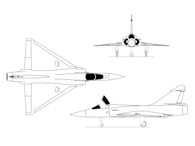 Vistes del Mirage 2000 C/RDI