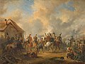 De slag bij Boutersem, 12 augustus 1831, gedurende de Tiendaagse Veldtocht. 1833, olieverf op doek, 60,5 × 46 cm, Rijksmuseum, Amsterdam