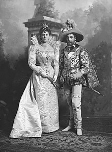 Portrait of the Duke and Duchess of York, later George V and Mary, in costume