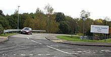 Entrance road to County Hospital, Griffithstown - geograph.org.uk - 1578392.jpg